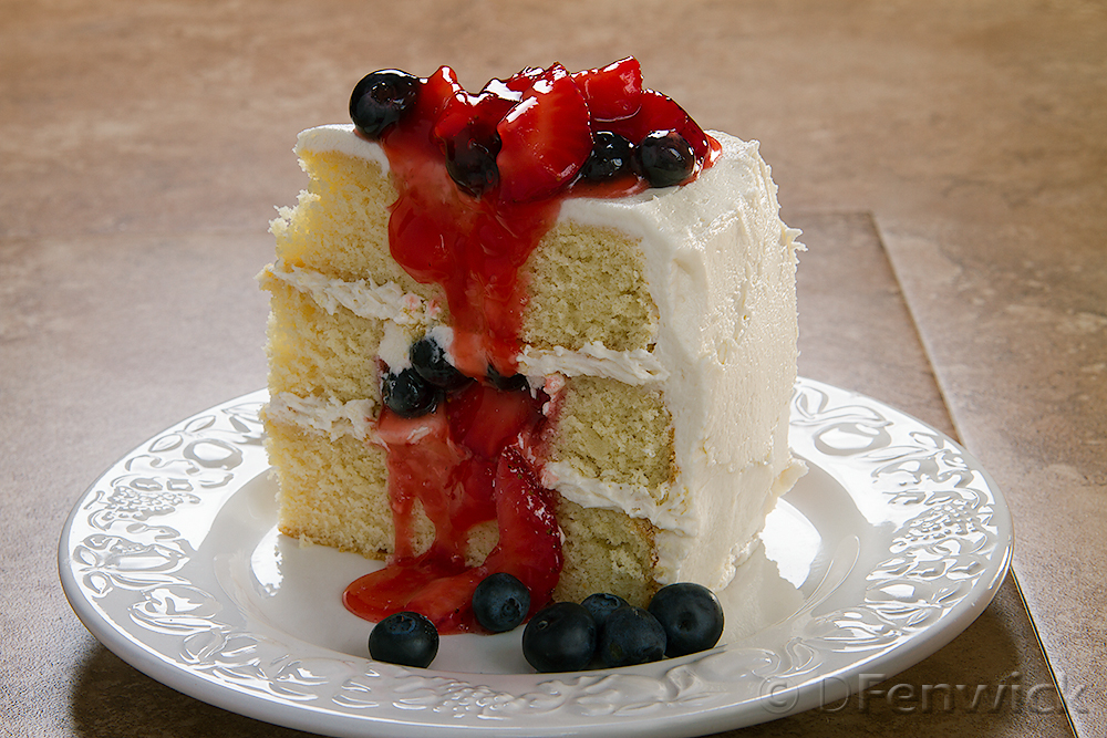 Berry filled white cake by D Fenwick, http://dfenwickphotography.com