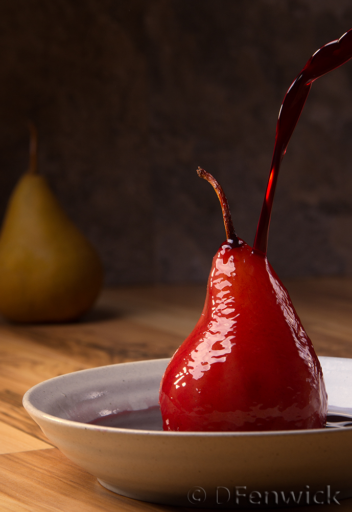 Pear in Wine Sauce by D Fenwick, http://dfenwickphotography.com